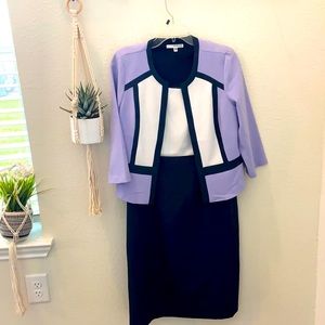 Woman dress with blazer
